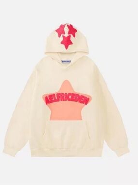 Alfric Eden Star sweatshirt hoodie super soft oversized LIKE NEW Large